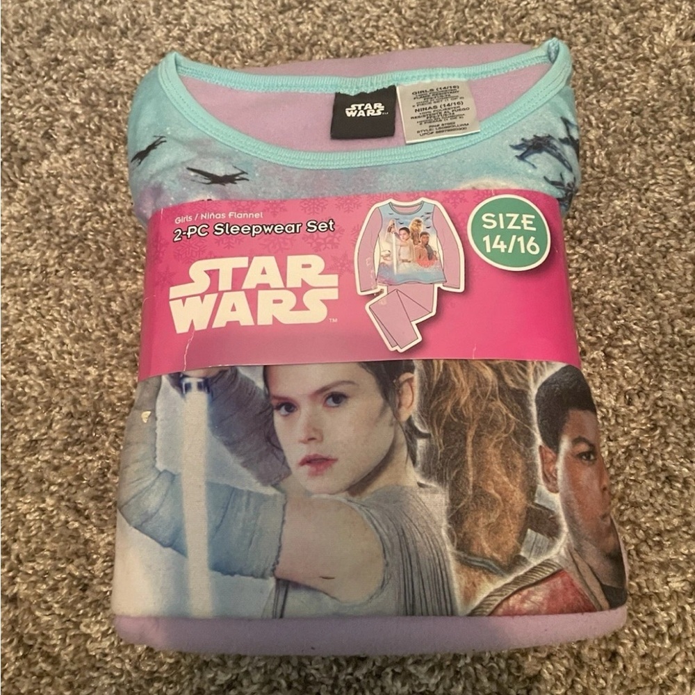 Star Wars Girls' 2-Piece Sleepwear Set- new